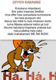 This entry was posted in swahili jokes and tagged funny swahili quotes, funny swahili sms, hot swahili jokes, kiswahili jokes, kiswahili swahili funny texts, messenger funny jokes, messenger swahili jokes, movie swahili jokes, swahili jokes day, swahili jokes mchongoano, top swahili jokes on july 31, 2014 by jokajok. Swahili Jokes Funny Swahili Quotes Brian Quote