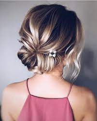 Short hairstyles for wedding guests creating any kind of 'knot' is clearly not an option if you have short hair, says luke. Beautiful Bride Updos Wedding Hairstyle For Romantic Bridal Guest Hair Short Wedding Hair Wedding Guest Updo