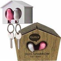 Mini Mini Iki Kus Anahtarima Konmustu Sparrow Keyring Duo Sizin Yuvanizi Dusunerek Tasarlanmis Bir Serce Yuvasi Iki Minik Serce Anahtarlik Anahtar Hediyeler