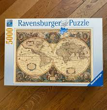 You can create your own puzzles from more than. 17411 Ravensburger Antique World Map 5000pc Adult Jigsaw Puzzle For Sale Online Ebay