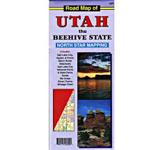 Utah And Salt Lake City National Park Road And Tourist Map