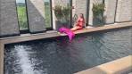 Mermaid at the pool area Van der Valk Amsterdam Amstel hotel. - YouTube