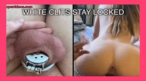 White clits get locked in chastity | qosvideos