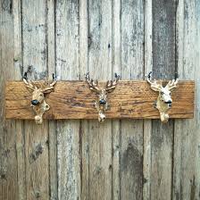 Free shipping on prime eligible orders. Vintage Stag Coat Rack Hooks Rustic Wood Off White Home Decor Gift For Men 55cm 3 Hooks Limited Stock