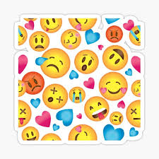 Emoji der film 14 ausmalbild. Sticker Emoji Drucken Redbubble
