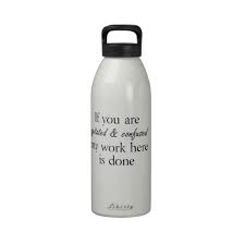 I was looking at a bottle of water; Water Bottle Quotes Quotesgram