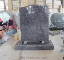 Orion Granite Tombstone,monument,gravestone, Orion,bahama ,visage Blue  Granite Gravestone from China - StoneContact.com