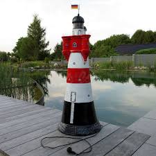 Hat dir diese idee gefallen? Deko Leuchtturm Figur Roter Sand 120cm Blinklicht Gunstig Kaufen D W Collection