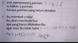 6 jawaban anak sd di soal ujian bahasa indonesia ini kocak. 10 Soal Dan Jawaban Kocak Anak Sekolah Ini Bikin Tepuk Jidat Hot Liputan6 Com