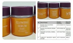 Dnars gold lifthing serum (night) merkuri. Kosmetik Beracun 2019