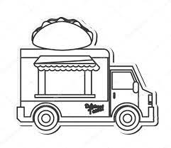 Check out these coloring pages of pickup trucks, dump trucks, big rigs, and more. Vektorgrafiken Taco Truck Vektorbilder Taco Truck Seite 6 Depositphotos