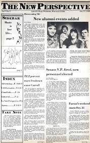 The New Perspective; - Student Newspaper Collection - Carroll University  Archives