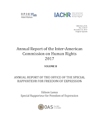 Annual Report of the Inter-American Commission on Human Rights 2017