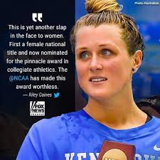 Riley Gaines, former Kentucky swimming star, slams nomination of Lia Thomas  for NCAA Woman of the Year…