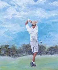 Out Of The Rough' Marc Alan Luyben 3/2/24 Art Print by Stacy Luyben