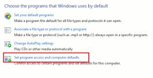 Before navigating to your device's settings, go to your desired browser and set it as the default. Snippet Remove Ie As The Default Web Browser In Windows 7 Make Tech Easier