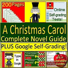 A Christmas Carol Novel Study Print Digital Self Grading Google Forms Game Novel Studies Resource Classroom Teacher Help