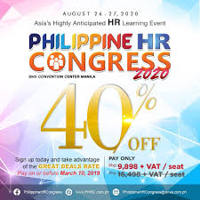 Philippine Hr Congress 2020 In 2020 Learning Convention Centre Experiential