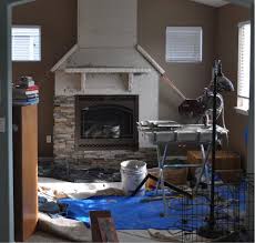 Clean a masonry wall thoroughly and dampen it with a garden hose before laying stone; How To Install Stacked Stone Veneer Wall Tiles