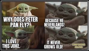 Pin By Brandi Shock On Star Wars Funny Babies Yoda Meme Jokes For Kids