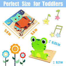 There are over 36 different puzzles of animals, cars, robots and music instruments in this fun game for kids. Buy Wooden Puzzles Toddler Toys Gifts For 1 2 3 Year Old Boys Girls 6 Pack Animal Jigsaw Puzzles Montessori Toys Learning Educational Christmas Birthday Gifts For Girls Boys Ages 1 3 Online In Usa B093gmtn1g