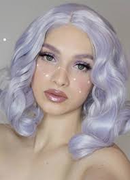 Purple Wigs Wig Is Fashion