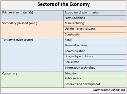 What is the meaning of tertiary production? Sectors Of The Economy Economics Help