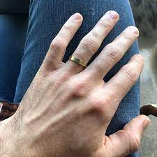 Wedding Band Yellow Gold Wedding Ring Men S Wedding Etsy Israel Gold Wedding Rings Yellow Gold Wedding Ring Classic Wedding Rings