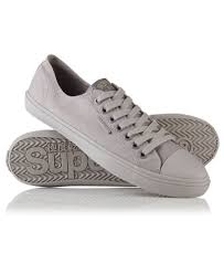 Superdry Mens Sneakers Low Pro Size 12 Grey Chuck Taylor
