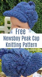 Check spelling or type a new query. Newsboy Peak Cap Pattern Cap Patterns Peaked Cap Baby Knitting