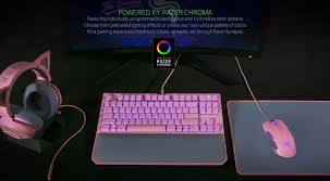 Featuring individually programmable backlit keys and 16.8 million color options. Razer Blackwidow Tournament Edition Chroma V2 Mechanical Keyboard