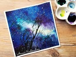 37 Galaxy Watercolor Ideas