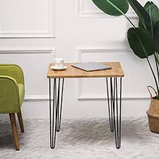 Coffee table with very solid metal legs and rectangular wooden top paired with a lower display shelf. 4 X Hairpin Table Legs 4pcs Set 28 30inch Hairpin Metal Table And Furniture Legs Diy Furniture Solid Iron Laptop Table Legs Perfect For Coffee Table Dining Table Designer Desk Etc 30 Inch Buy