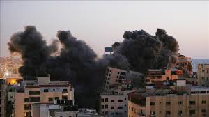 Start planning for gaza city. Israeli Warplanes Destroy 12 Story Residential Building In Gaza