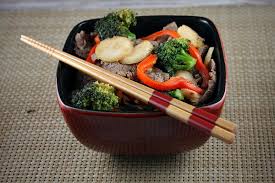Heat the remaining oil and stir fry the peppers and broccoli for a minute then pour over the stock and add the oyster sauce. Stir Fried Beef And Broccoli With Orange Sesame Sauce
