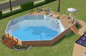 How To Make An Above Ground Pool Sims Building Sims 4 Houses Sims House