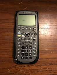 Ti 89 Calculator With Batteries Small Ink Mark On Left Of Screen Calculator Graphing Calculator Ink