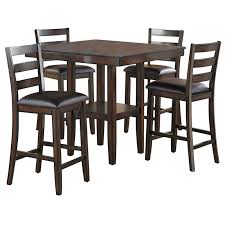A counter table set or pub table is approximately 36 high table, and is mainly used in kitchens or dining rooms. Tahoe 5 Piece Counter Height Dining Set At Home
