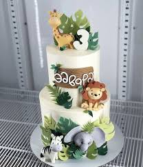 Make sure the design is specifically related to your baby. Birthday Cake Safari Birthday Cakes Boys 1st Birthday Cake Baby Birthday Cakes