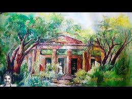 Watercolor Landscape Painting Live Demonstration 3d Art Drawing Youtube Landscape Paintings Watercolor Landscape Paintings Watercolor Landscape