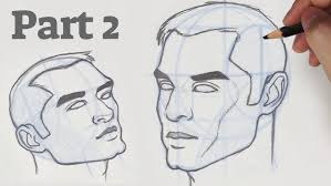 This is another important stage to make your human face drawing look very realistic. How To Draw A Face From Any Angle Part 1 Front Side View Youtube