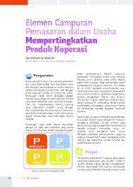 Maybe you would like to learn more about one of these? Pdf Elemen Campuran Pemasaran Dalam Usaha Mempertingkatkan Produk Koperasi Dasu 395 Academia Edu