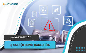 Hóa đơn điện tử bị sai nội dung hàng hóa xử lý thế nào?