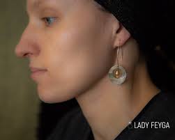 Baroque Pearl Elegant Earrings, Mother-of-pearl Wedding Jewelry,  Lightweight Seashell Gold-filled Bridal Jewelry, Bride Gift, Made in Israel 