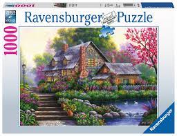 Sollte auf dem puzzle ein markantes detail (wie z. Ravensburger Puzzle Romantisches Cottage 1000 Teile