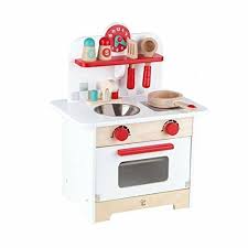 gourmet wood toy pretend play kitchen