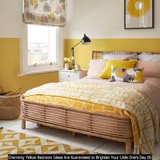 30 Charming Yellow Bedroom Ideas Are Guaranteed To Brighten Your Little One S Day Yellow Bedroom Modern Bedroom Decor Home Decor