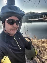 Short evening ride along the Allegheny River. First ride since February,  when I started camping and hiking every weekend. I ended up dragging my  bike up a mountain to visit a place