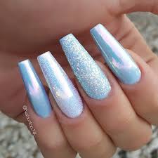 :) i hope you guys like it. Galaxy Pixie Glitter And Aurora Jet Set Beauty Nails Nails Nail Fashion Style Tagsforlikes Cute Bea Blue Glitter Nails Baby Blue Nails Blue Nails