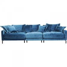 Sofa Lullaby 3 Sitzer Petrol Sofa Samt Sofa Petrol Blau